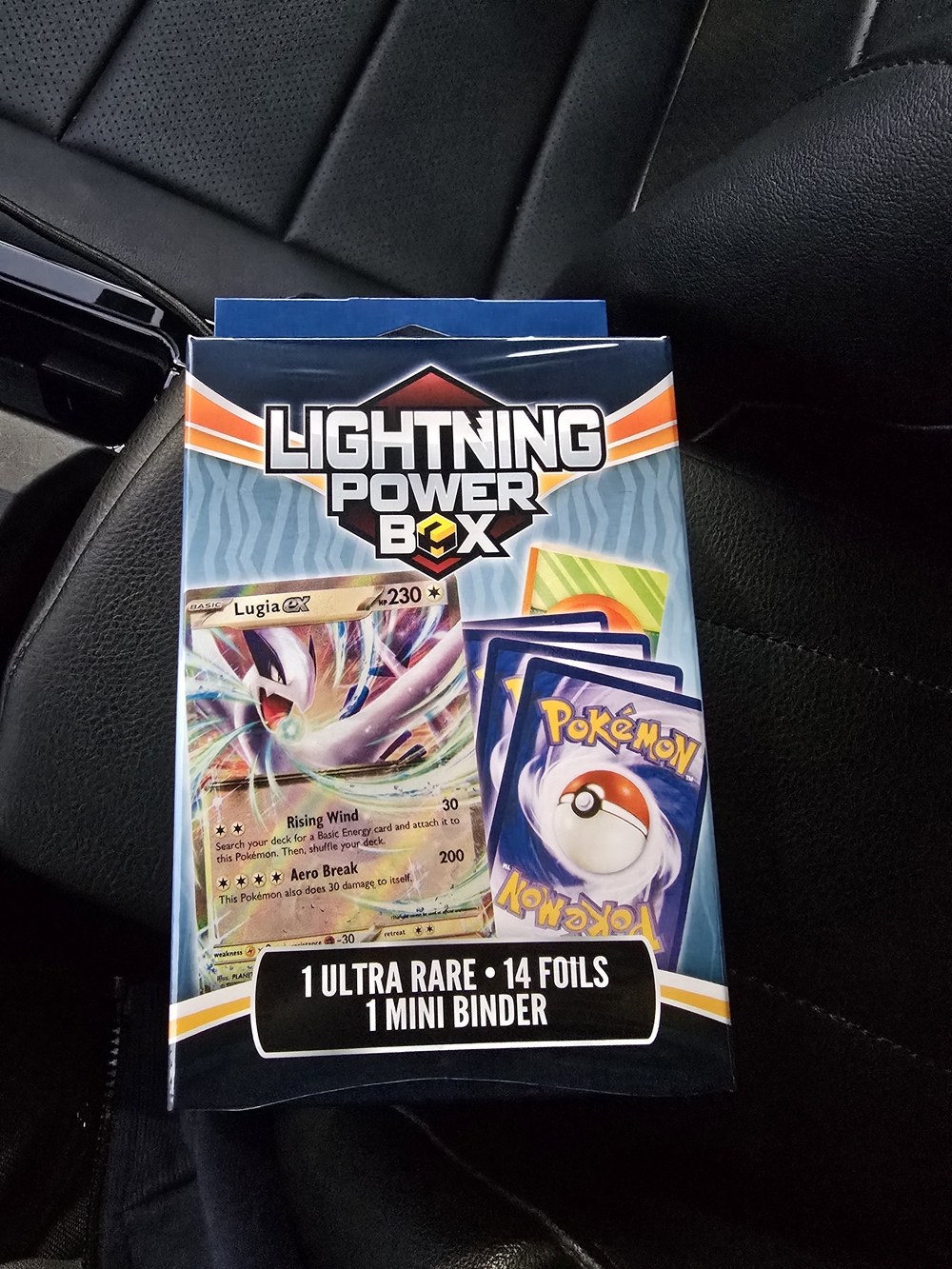 Lightning Power Box Pokémon Trading Card Game Pack - Blue, Orange, White